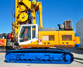 Used BAUER BG 24 H Rotary Drilling Rig - Year 2010